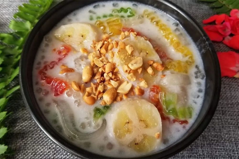 soupe sucrée aux bananes