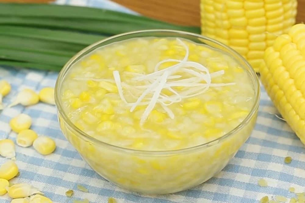 soupe sucrée aux maïs
