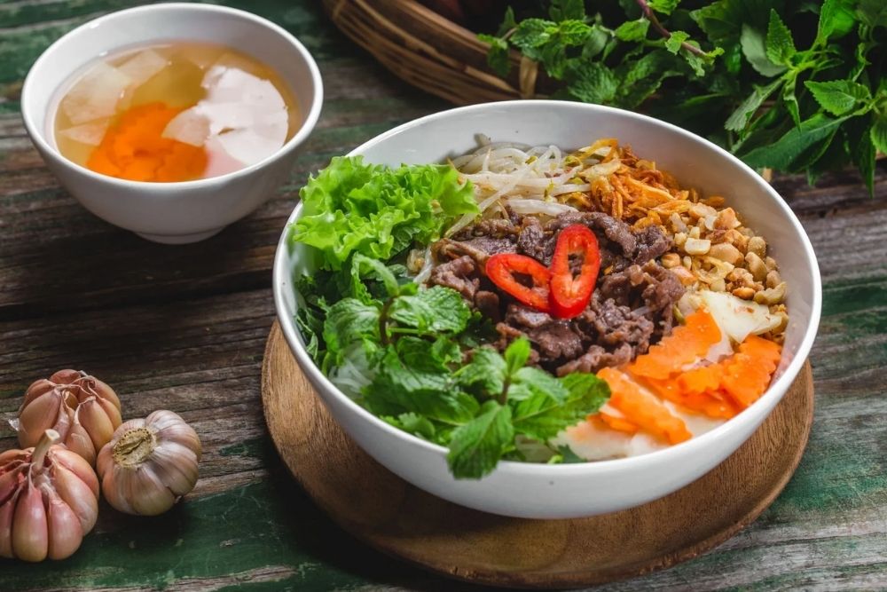 le plat de Bo Bun