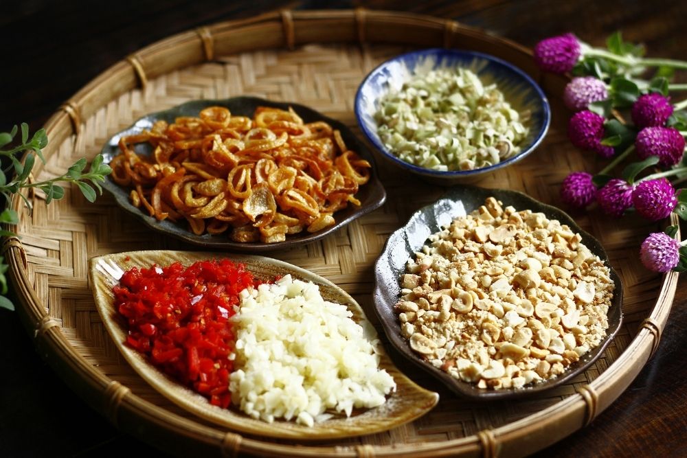 preparation des garnitures