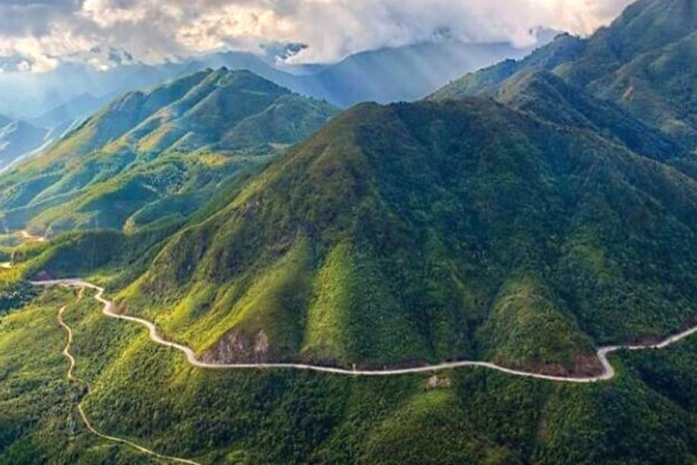 Vue panoramique du col O quy ho