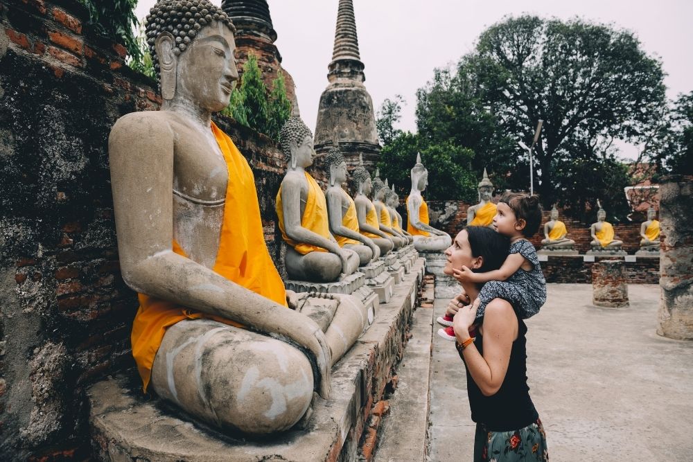touristes en Thaïlande