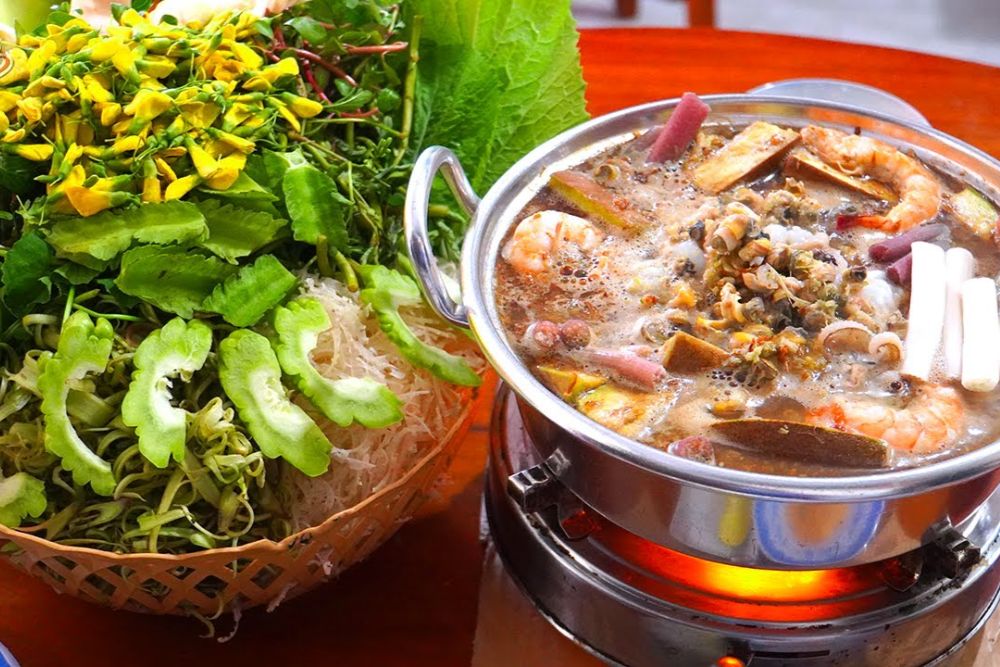 fondue de pate de poisson