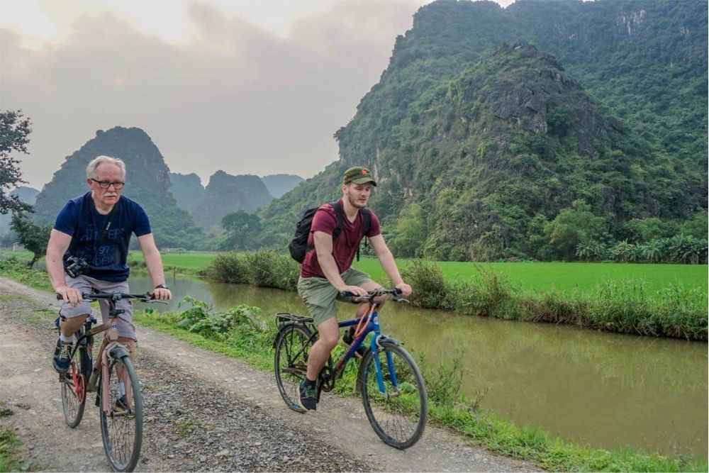 balade à vélo tam coc 