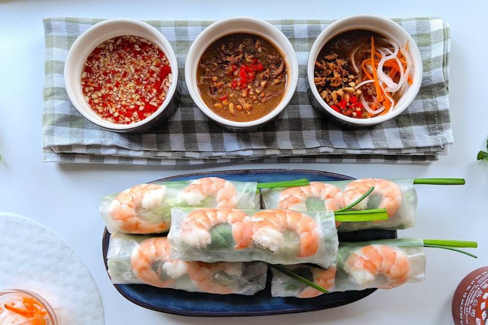 Les rouleaux de printemps (Gỏi cuốn)
